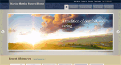 Desktop Screenshot of martinmatticefuneralhome.com